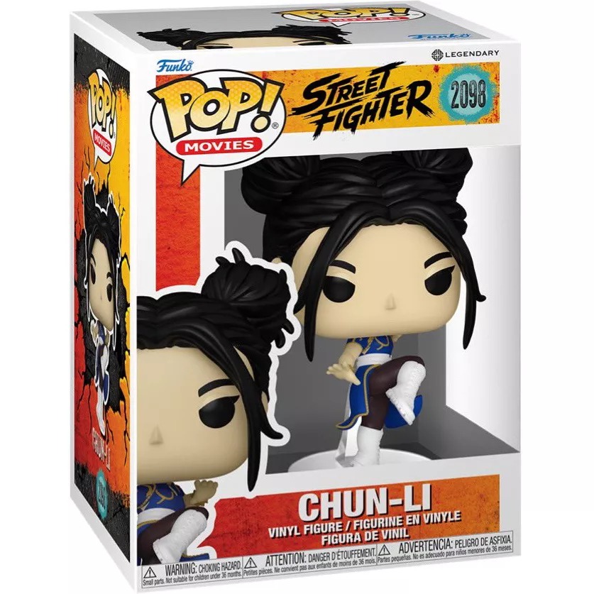 Funko Pop Movies Street Fighter Chun-Li 2098 caja Callina Liang Funko Pop Movies Street Fighter Chun-Li 2098 caja Callina Liang